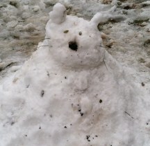 "Snow Cat" by Jennifer Troke's kids in the running for the Under 10 category.