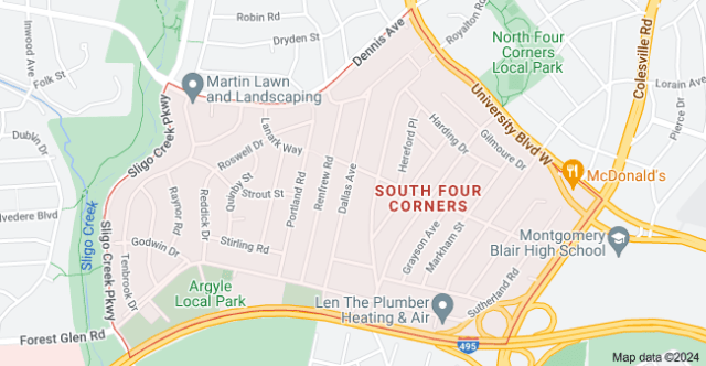 South Four Corners boundaries